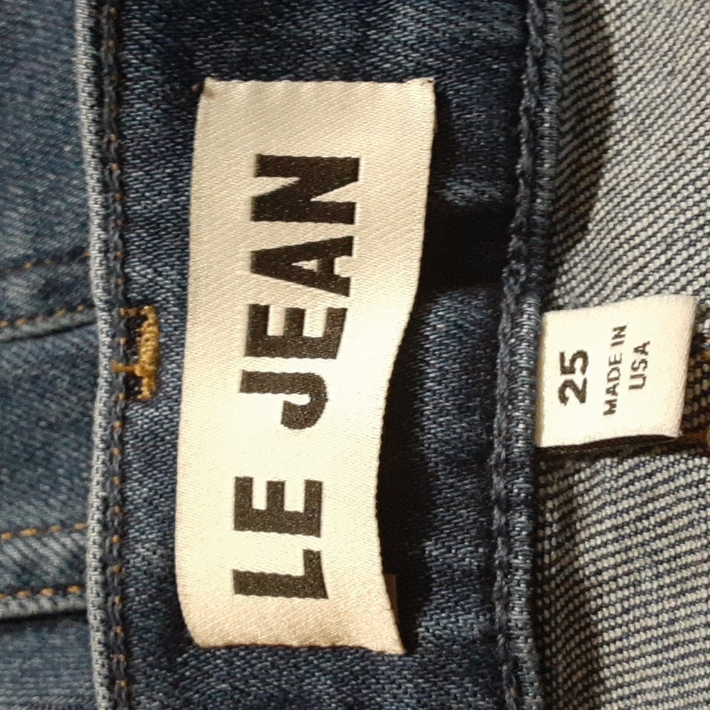 Le Jean Remy Flare Classic Blue Flared Women Jeans Size 25 - Picture 6 of 7